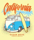 California surf busÃ¢â¬â stock illustration Ã¢â¬â stock illustration file